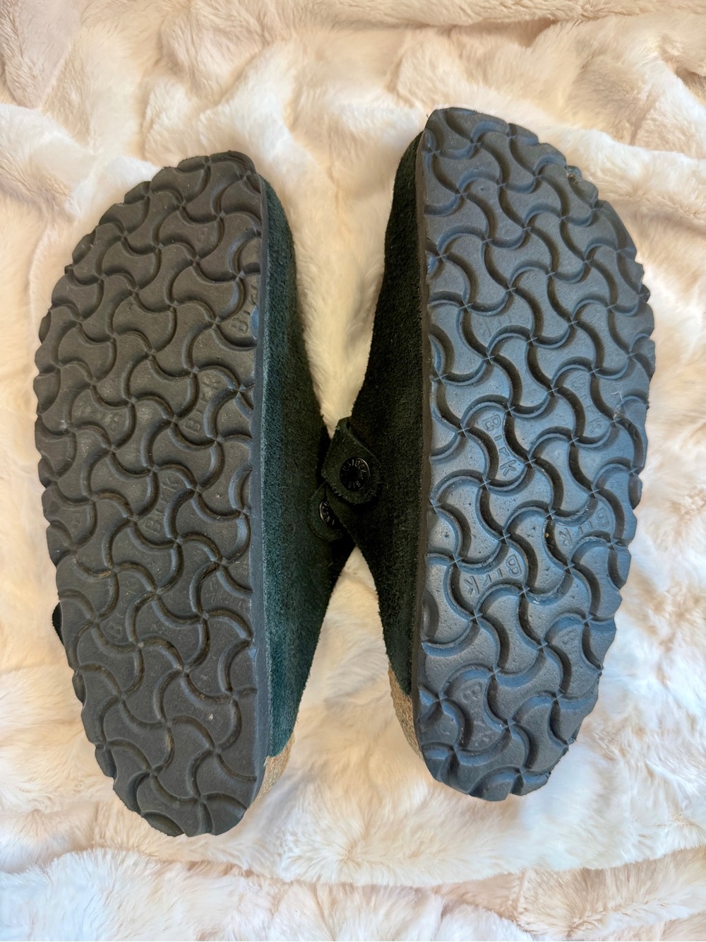 Birkenstock Boston Clogs in black suede, size 36 - Picture 4 of 6